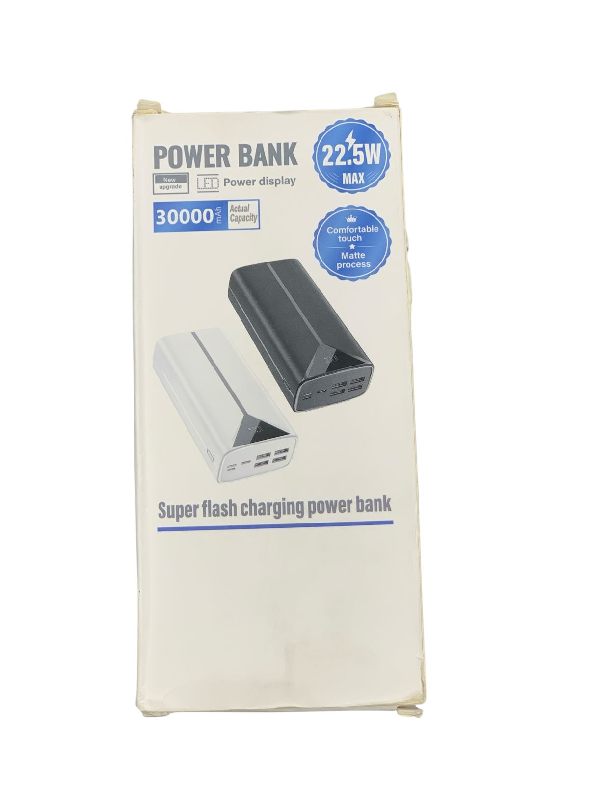 Mega 30,000mAh Super Flash Charge Power Bank